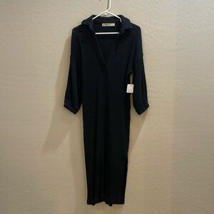 NWT cozy collar Sweater Dress Coverup Beach